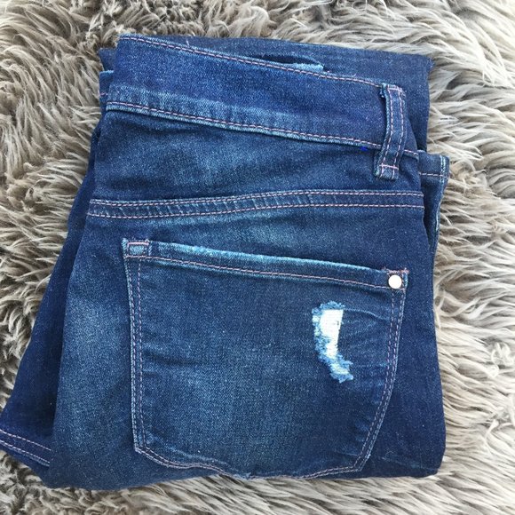 Dynamite dark wash distressed skinny jeans - size 29 - Picture 7 of 7